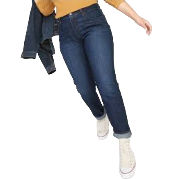 Old Navy High Rise Slouchy Straight Leg Denim Jeans Size 12 - Picture 1 of 4